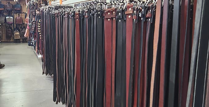 Leather Goods. Belts, Wallets, Purses